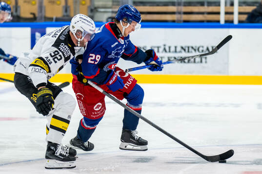 Västerås Kim Rosdahl och Oskarshamns Georg Weigelt