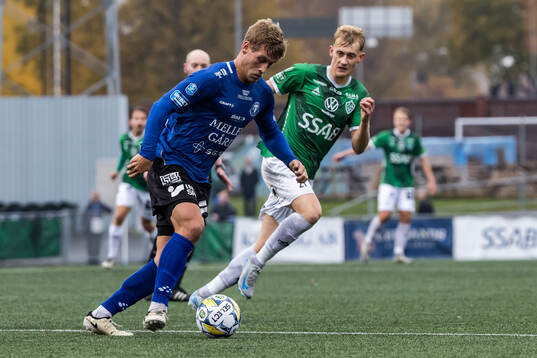 Trelleborgs Tobias Karlsson och Brages Henry Sletsjøe