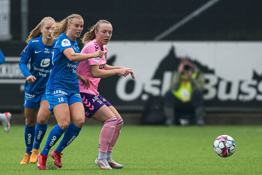 Nora Lie Eghdami of Brann and Cornelia Remme Fladberg of Lyn