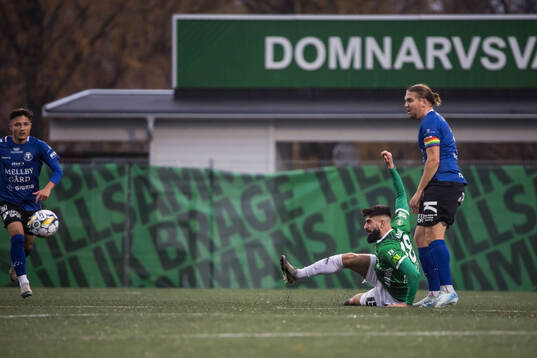 Brages Ferhan Abic och Trelleborgs Charlie Weberg