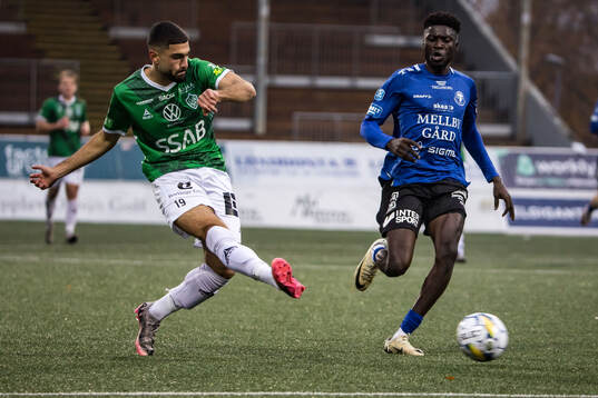 Brages Ömur Pektas och Trelleborgs Emmanuel Godwin
