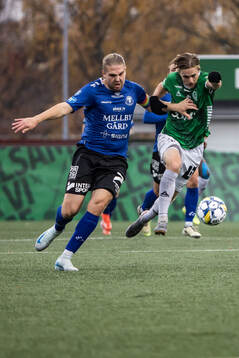 Trelleborgs Charlie Weberg och Brages Johan Arvidsson