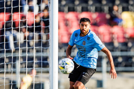 Landskronas Rassa Rahmani jublar efter 1-1