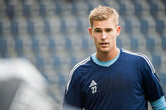 Gefles målvakt Mathias Nilsson