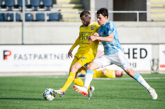 IK Oddevolds Liridon Kalludra och Gefles Samuel Adrian