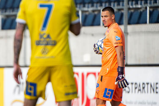 IK Oddevolds målvakt Armin Ibrahimovic