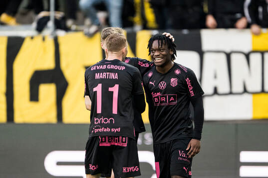 Häckens Jeremy Agbonifo jublar efter 1-3