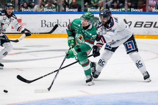 Rögles Oliver Eklind och Linköpings Oscar Fantenberg