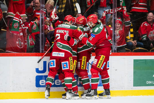 MoDos spelare jublar