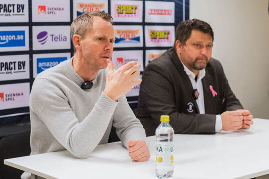 Skellefteås tränare Robert Ohlsson och MoDos tränare