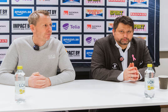 Skellefteås tränare Robert Ohlsson och MoDos tränare