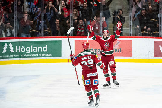 MoDos Oscar Pettersson jublar