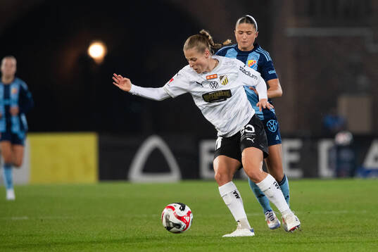 Häckens Anna Anvegård och Djurgårdens Meja Staffansson