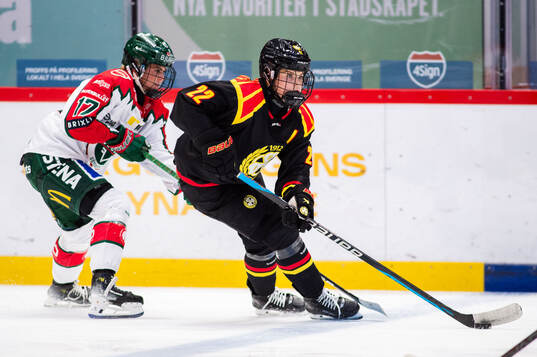 Frölundas Sofie Lundin och Brynäs Hanna Thuvik
