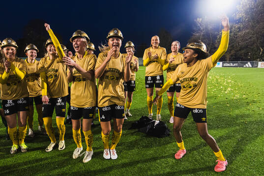 Elfsborgs Cornelia Svensson, Hanna Jiozon, Linn Sångberg,