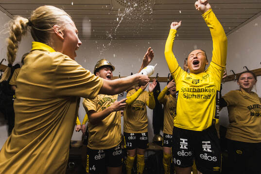 Elfsborgs Stina Jensen jublar