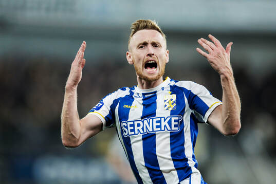 IFK Göteborgs Sebastian Ohlsson jublar efter 1-1