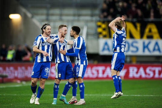 IFK Göteborgs Sebastian Ohlsson jublar efter 1-1