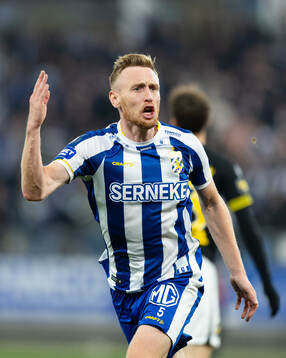IFK Göteborgs Sebastian Ohlsson jublar efter 1-1