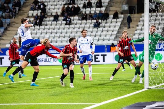 IFK Norrköpings Arnor Traustason jublar efter 1-1
