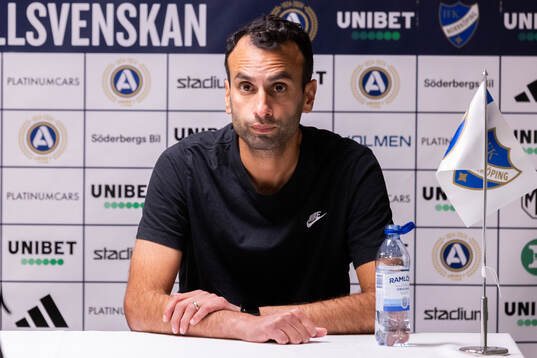 Brommapojkarnas tränare Andreas Engelmark på