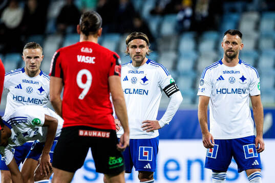 IFK Norrköpings Jacob Ortmark, Christoffer Nyman och Max Watson