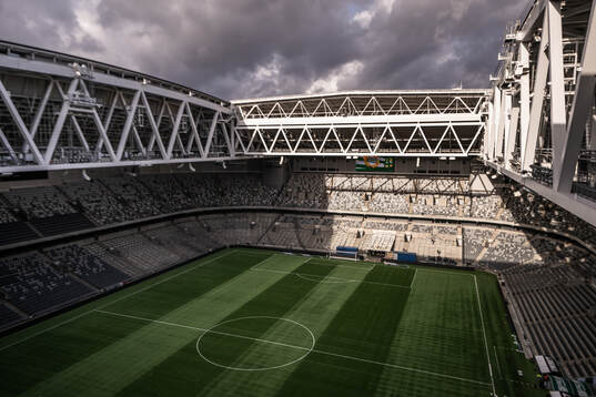Interiör vy över Tele2 Arena