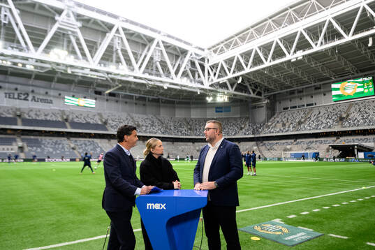 Johan Schollin, matchdelegatskoordinator SEF i Max studio