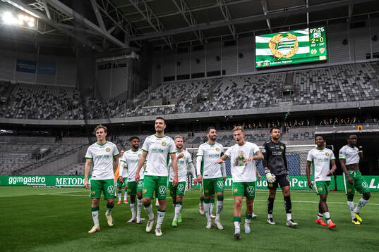 Hammarbys spelar jublar