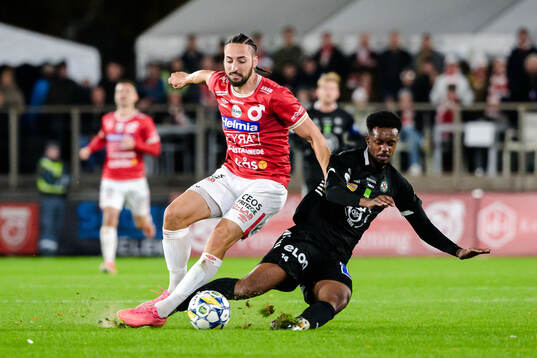 Degerfors Dijan Vukojevic och Örebros Hamse Shagaxle