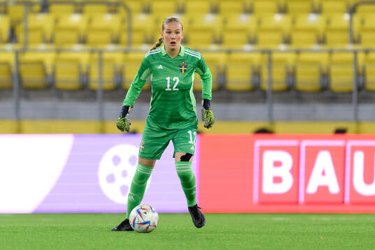 goalkeeper Hanna Karlsson of Sweden