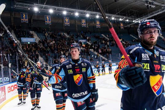 Djurgårdens spelare jublar