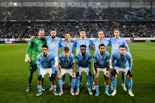 The starting eleven of Malmö FF