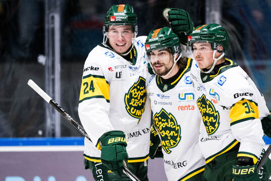 Björklövens Gustav Possler, Linus Cronholm och Joel