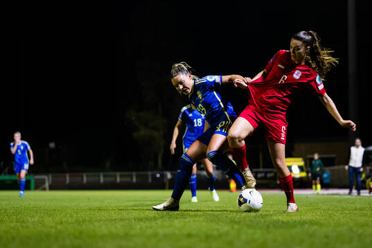 Johanna Rytting Kaneryd of Sweden and Marta Esteves of