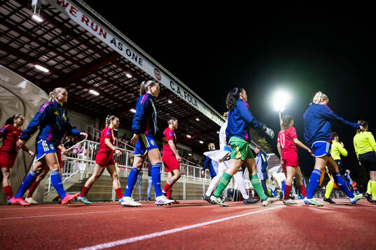 Hanna Lundkvist, Linda Sembrant, goalkeeper Zecira Musovic