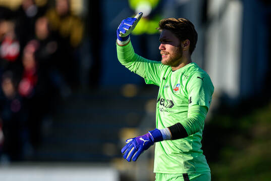 Helsingborgs målvakt Kalle Joelsson