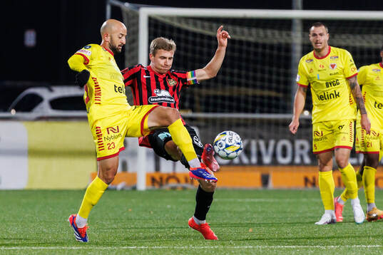 Kalmars Robert Gojani och Brommapojkarnas Ludvig Fritzson