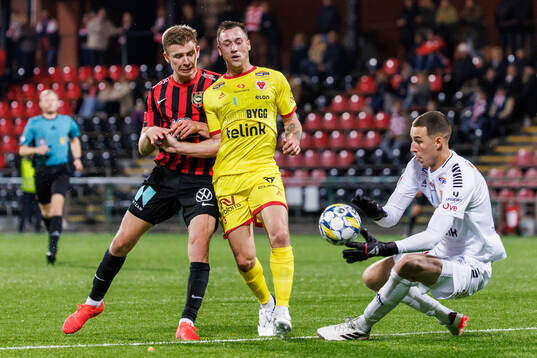 Brommapojkarnas Ludvig Fritzson och Kalmars Alexander