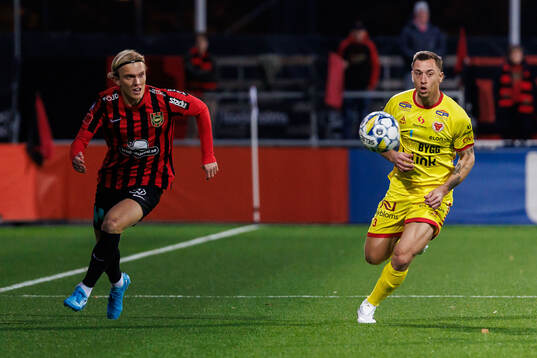 Brommapojkarnas Alexander Jensen och Kalmars Alexander