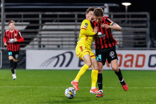 Kalmars Kevin Jensen och Brommapojkarnas Ludvig Fritzson