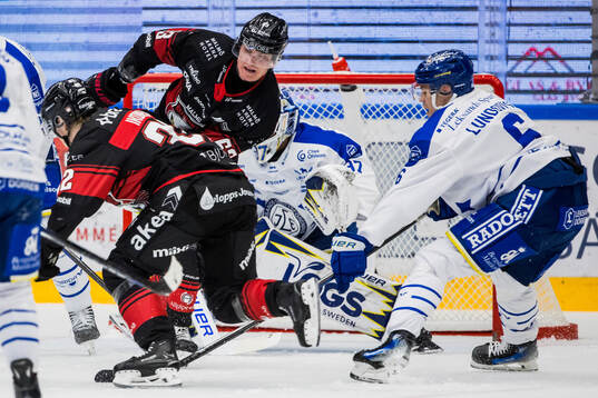 Malmö Redhawks Fredrik Händemark och Leksands Alexander