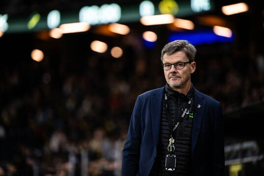 s säkerhetschef Henrik Koch inför fotbollsmatchen i Allsvenskan mellan AIK och Elfsborg den 27 oktober 2024 i Stockholm. 