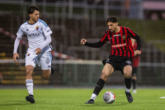 Djurgårdens Adam Chrifi och Brommapojkarnas David Isso