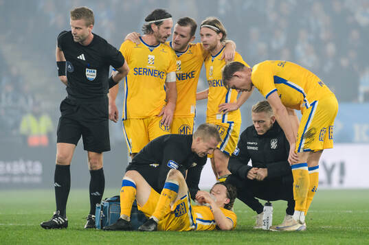 IFK Göteborgs Kolbeinn Thordarson har ont