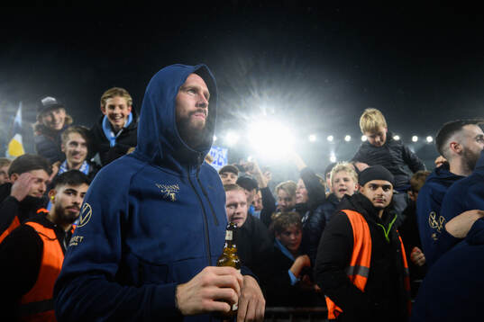 Malmö FFs Pontus Jansson jublar
