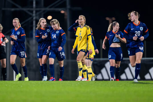Sara Eriksson of Sweden looks dejected