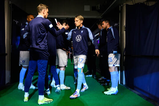 Malmö FFs Søren Rieks och Jens Stryger Larsen