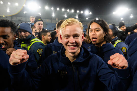 Malmö FFs Otto Rosengren jublar