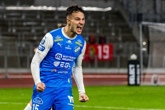 Oddevolds Assad Al Hamlawi jublar efter 1-1